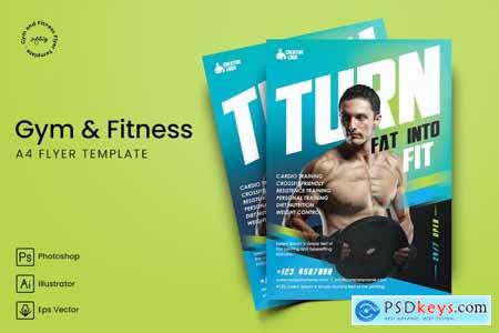 Gym and Fitness Flyer Template