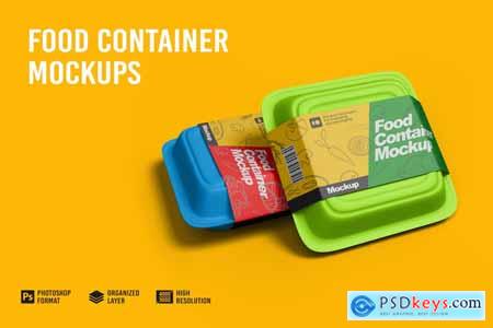 Food Container Mockup