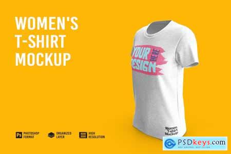 Women's T-Shirt Mockup