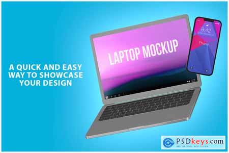 Laptop Mockup N85VBKZ