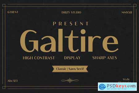 Galtire - Classic Sans Serif Font