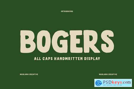 Bogers Sans Serif Display Font