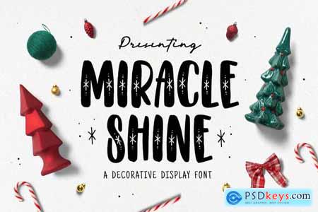 Miracle Shine - Christmas Font