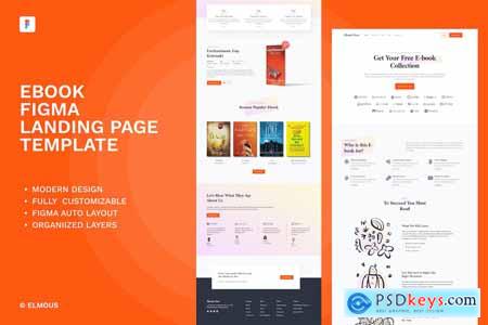 Ebook Figma Landing Page