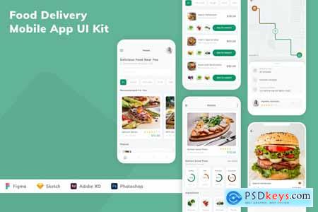 Food Delivery Mobile App UI Kit