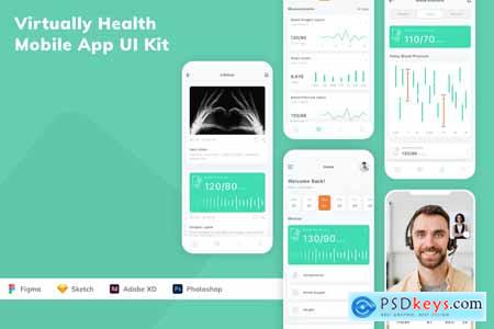 Virtually Health Mobile App UI Kit