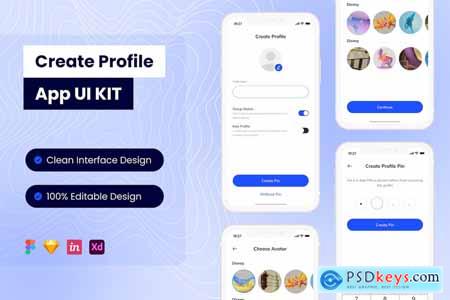Create Profile Mobile App