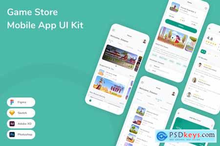Game Store Mobile App UI Kit