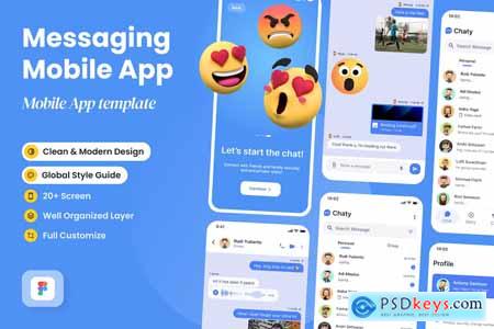 Chaty - Chatting and Messaging App UI Kit
