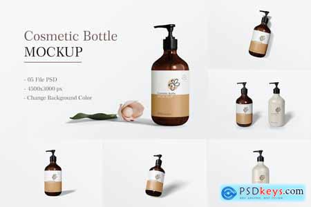 Cosmetic Bottle Mockup