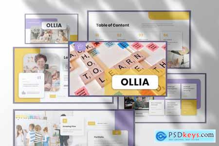 Ollia - Education Presentation PowerPoint Template