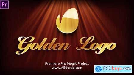 Golden Logo - Premiere Pro Mogrt Project