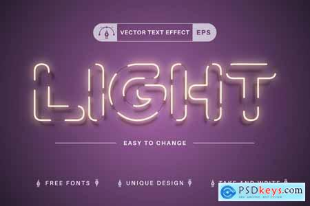 Night Club - Editable Text Effect, Font Style