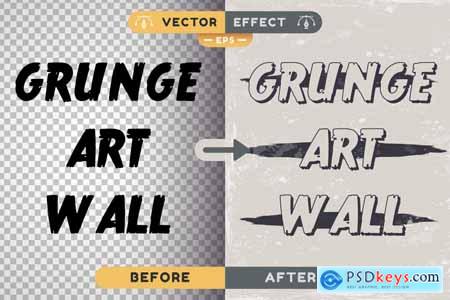 Grunge Horror - Editable Text Effect, Font Style