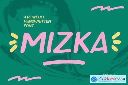 Mizka A Playfull Handwritten Font