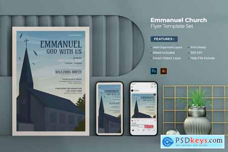 Emmanuel Church Flyer Template