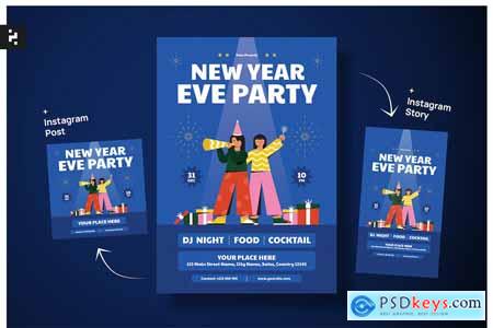 New Year Eve Party Flyer