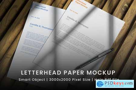 Letterhead Paper Mockup