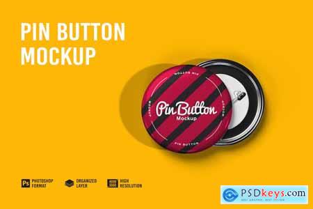 Pin Button Mockup