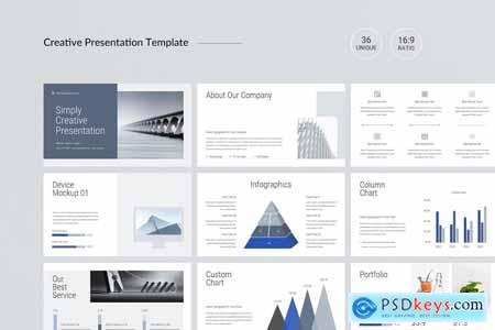 Simply Creative PowerPoint Presentation Template