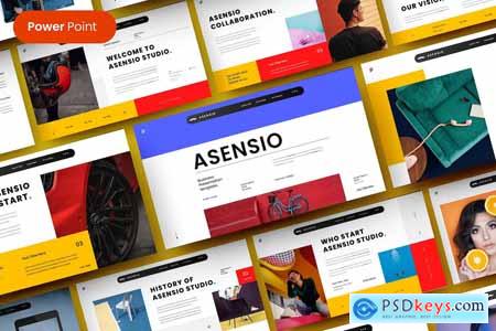 Asensio  Business PowerPoint Template