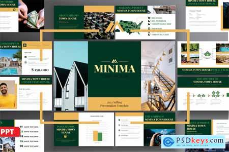 MINIMA Digital Business Company Templates PPT 002