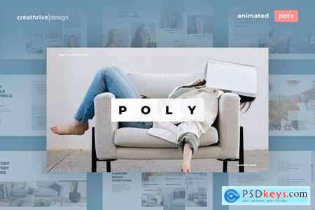 Poly Animated PowerPoint Template