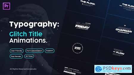 Glitch Titles for Premiere Pro
