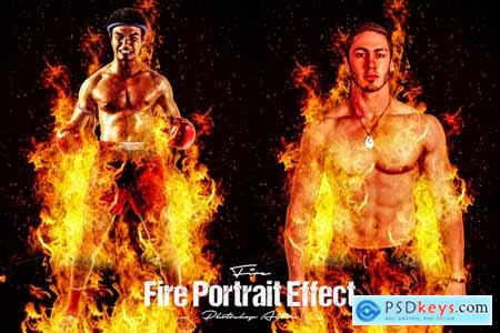 Fire Portrait Effect