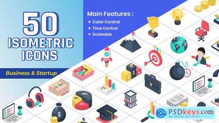 Isometric Icons - Business & Startup 41741082