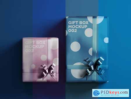 Gift Box Mockup 002