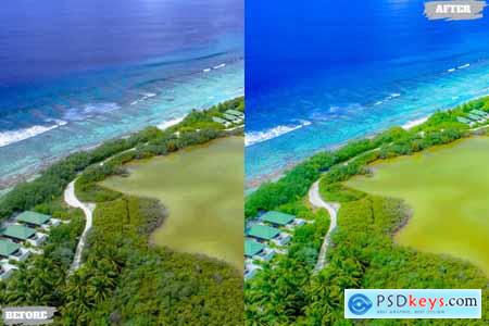 Paradise Island Lightroom Presets Dekstop Mobile