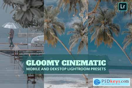 Gloomy Cinematic Lightroom Presets Dekstop Mobile