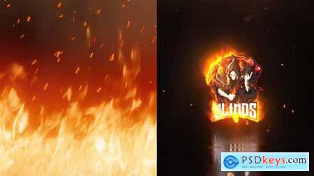 Burning Fire Logo Reveal