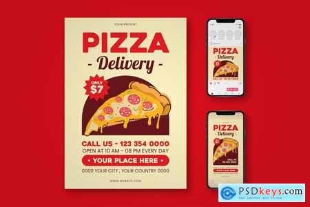 Pizza Delivery Flyer