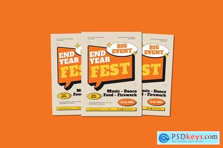 End Year Fest Flyers