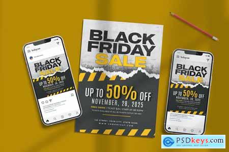 Black Friday Sale Flyer and Poster Template