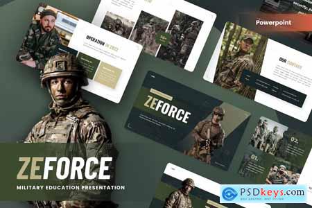 Zeforce - Military Education Powerpoint Template