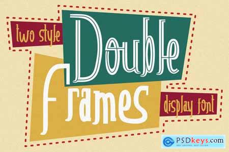 Double Frames - Display Font