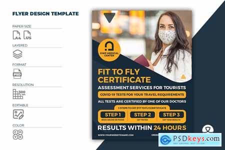 Fit to Fly Certificate Flyer Template