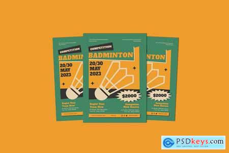 Badminton Competition Flyers