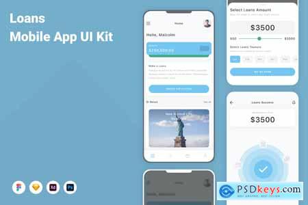 Loans Mobile App UI Kit