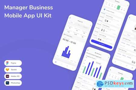 Manager Business Mobile App UI Kit