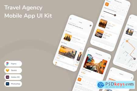 Travel Agency Mobile App UI Kit