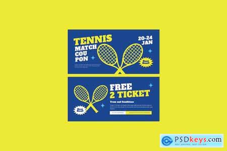 Tennis Match Ticket Voucher