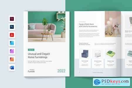 Furniture Company Product Catalog Template