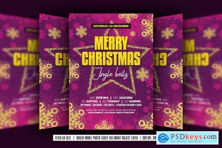 Merry Christmas Party Flyer NFYUGBL