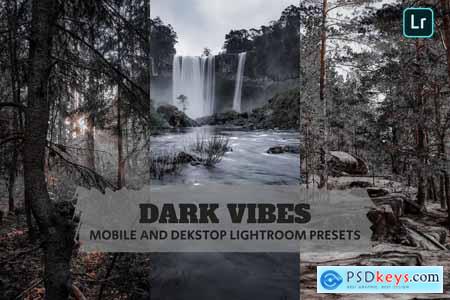Dark Vibes Lightroom Presets Dekstop and Mobile