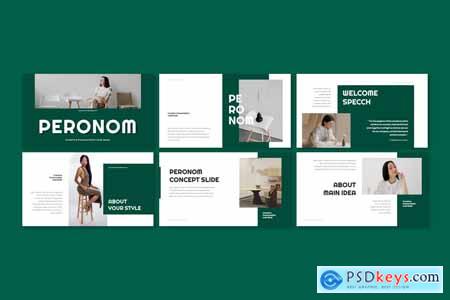 Peronom - Creative Lookbook Powerpoint Template
