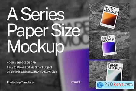 A Series Paper Size Mockup